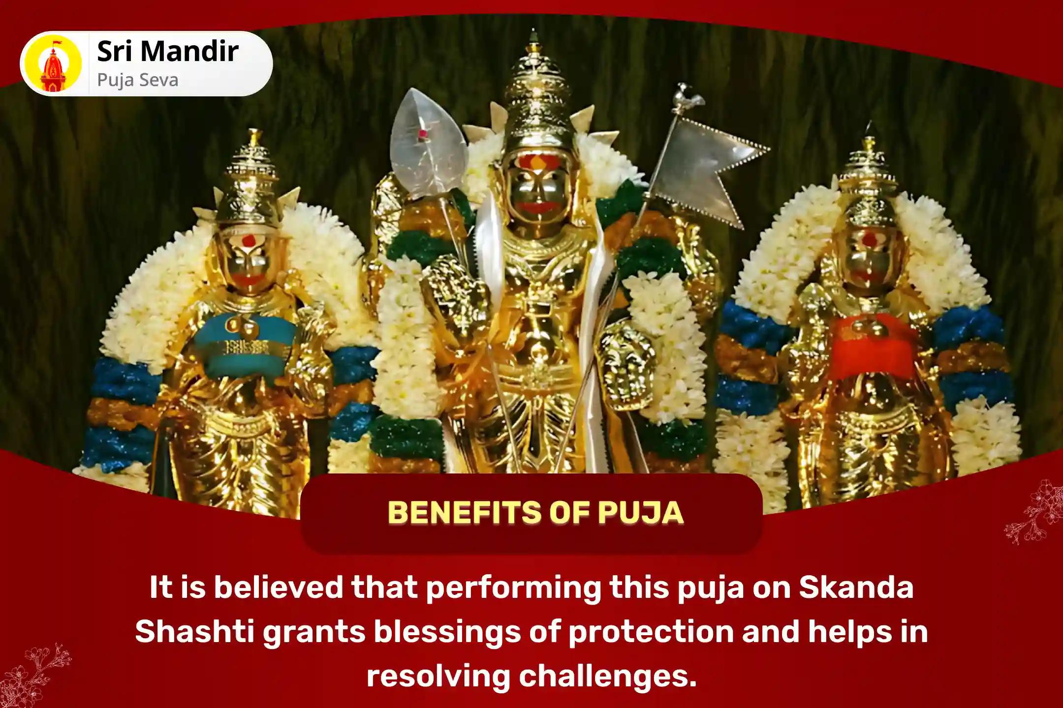 கந்த சஷ்டி பூஜை சிறப்பு கந்த சஷ்டி கவசம், சுப்ரமணிய புஜங்கம் மற்றும் வேல் அர்ச்சனை பாதுகாப்பு மற்றும் சவால்களுக்கான தீர்வு