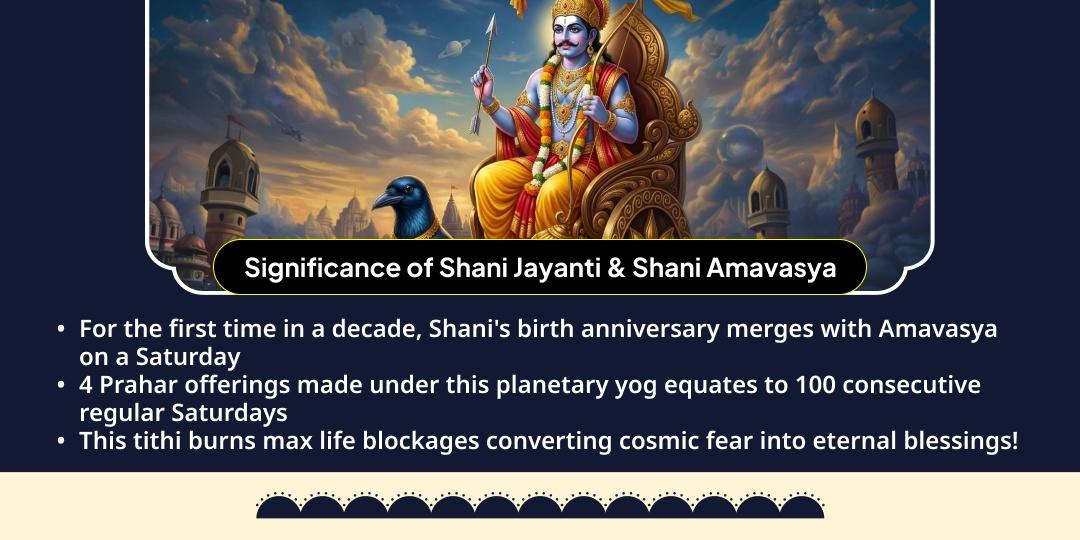Shani Jayanti-Shani Amavasya 4 Prahars Maha Chadhava