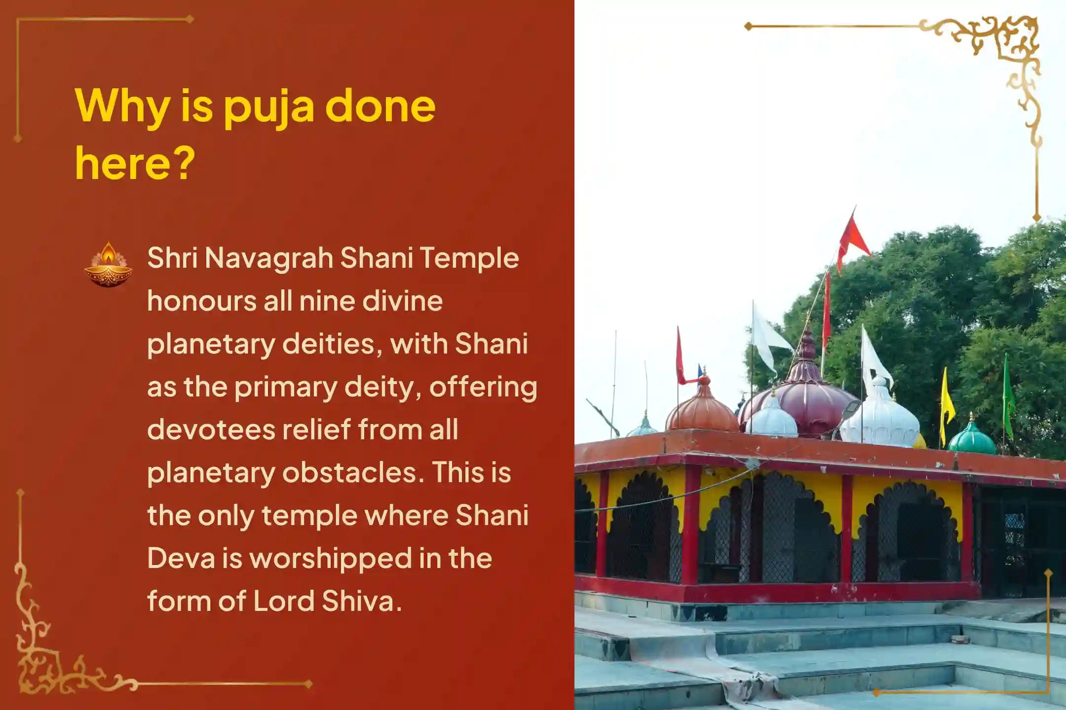 Participate in the Shani Saade Saati Peeda Shanti Mahapuja during the powerful combination of Shani Jayanti and Shani Amavasya, occurring after 13 years, to seek relief from Shani Saade Saati and Shani Mahadasha.
