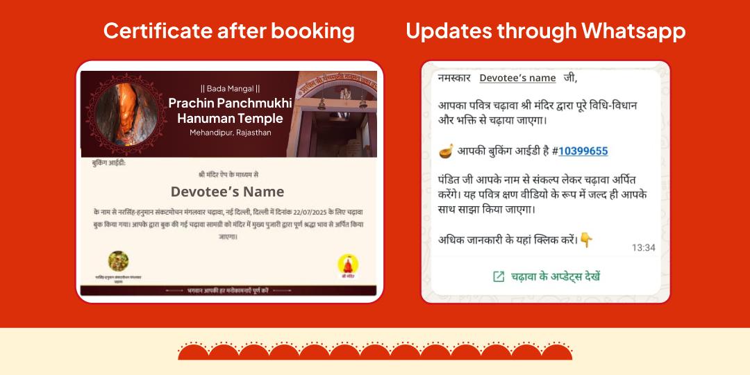 Bada Mangal Panchmukhi Hanuman Sindoor Chola & Evil Eye Shanti Havan Ahuti